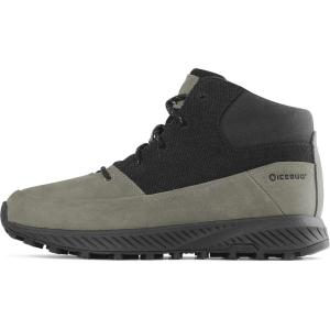 image:imageIcebug Larvik Hemp Biosole HempLeather Midcut Walking Shoe with Grip SolePine GreyBlack