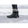 image:imageIcebug Metro2 BUGrip Womens Winter Walking Boots with Steel Studs  Suede Upper  SlipResistant Traction  Zipper ClosureGrey