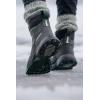 image:imageIcebug Metro2 BUGrip Womens Winter Walking Boots with Steel Studs  Suede Upper  SlipResistant Traction  Zipper ClosureGrey
