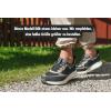 image:imageIcebug Norna RB9X  Comfortable Leather Sneaker for Women amp Men WaterRepellent Nubuck SlipResistant RB9X SoleBlackGrey