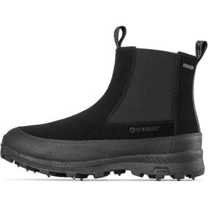 image:imageIcebug Boda BUGrip Mens Winter Walking Boots with Steel Studs  SlipResistant Traction  Zipper ClosureBlack