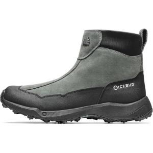 image:imageIcebug Metro2 BUGrip Womens Winter Walking Boots with Steel Studs  Suede Upper  SlipResistant Traction  Zipper ClosureGrey