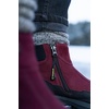 image:imageIcebug Metro2 BUGrip Womens Winter Walking Boots with Steel Studs  Suede Upper  SlipResistant Traction  Zipper ClosureRed